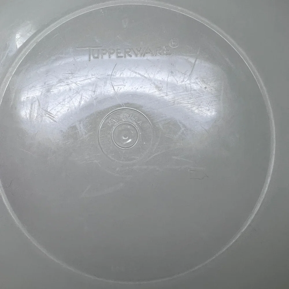 Vintage Tupperware‎ Fix n Mix Bowl Large Serving Container Sheer Lid